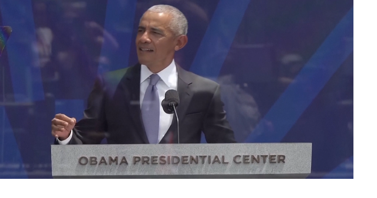 Obama celebrates the opening of his presidential center in Chicago