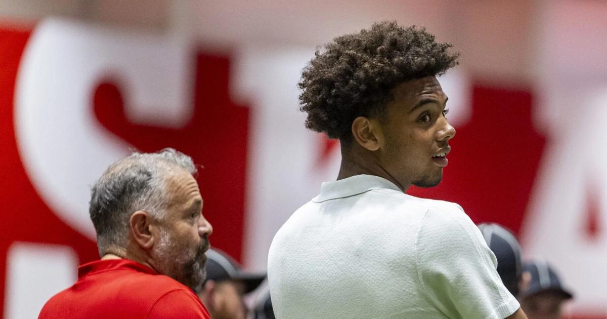 Trae Taylor von der Millard South High School, der sich für Nebraska ...