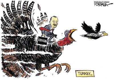 Jeff Koterba's cartoon: Gobbling up freedoms