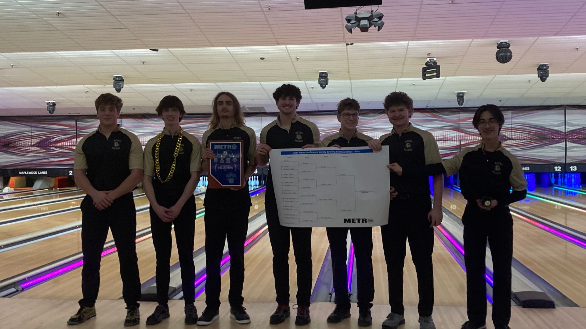 Omaha Burke Secures Victory in Metro Conference Boys Bowling Tournament