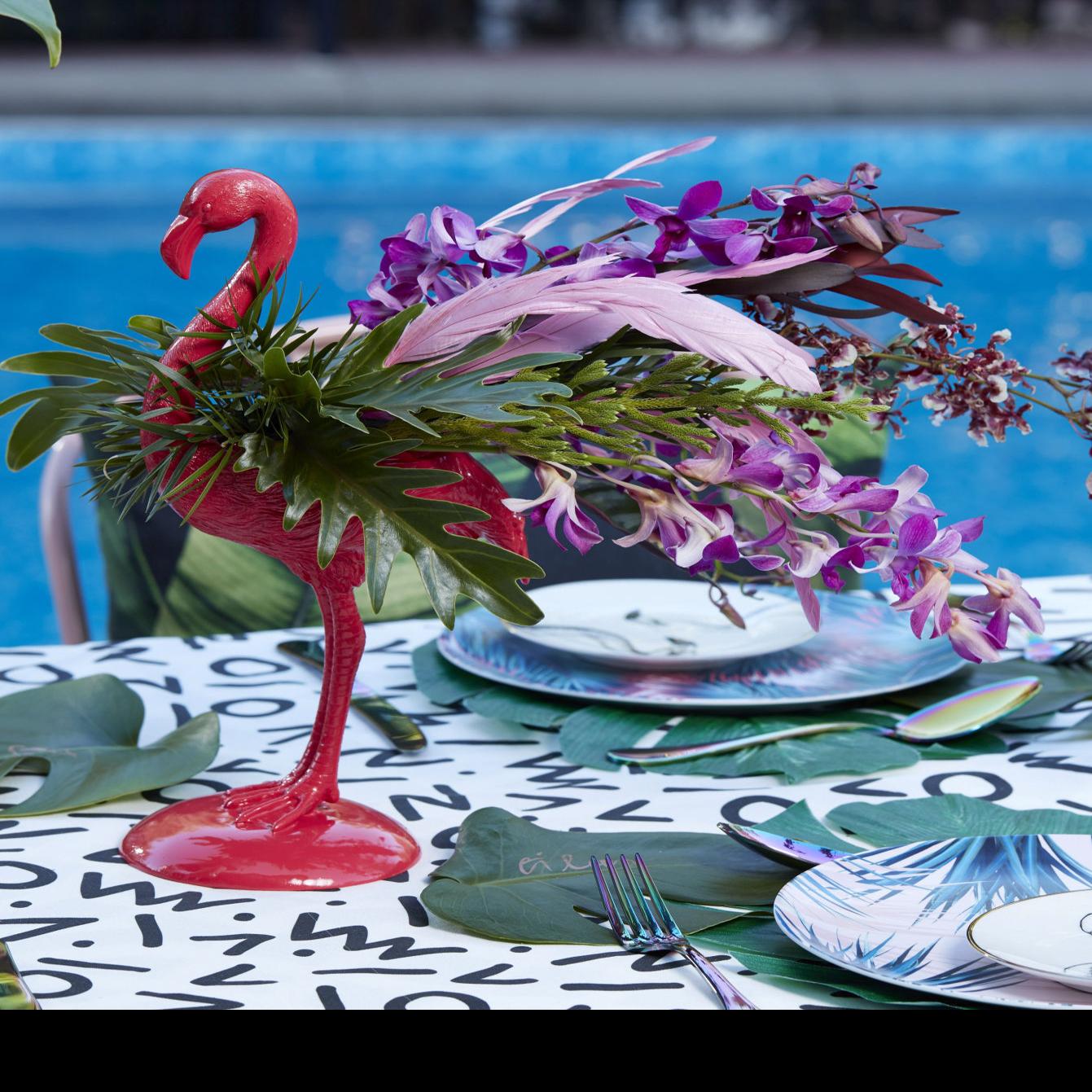 Miami Maximalism Pop Culture Inspires South Beach Inspired Tablescape Inspired Living Omaha Com