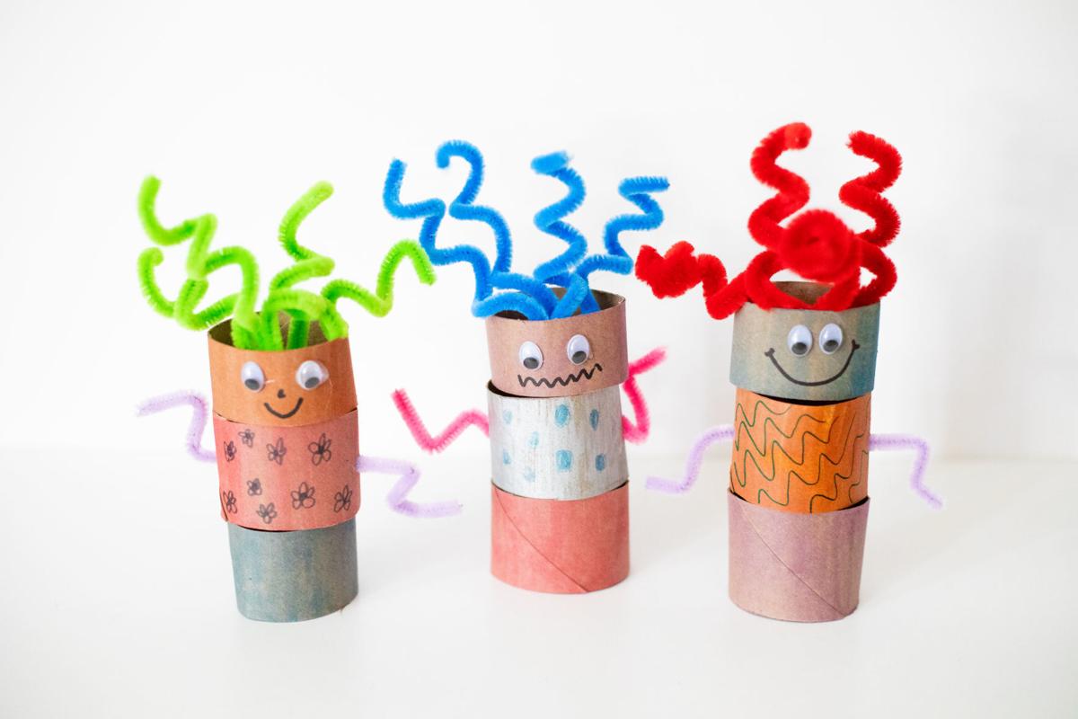 Paper toilet roll robots