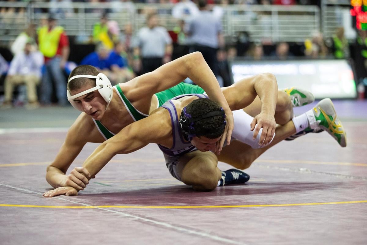 Nerves, pins and progress on first day of girls wrestling at state  championships