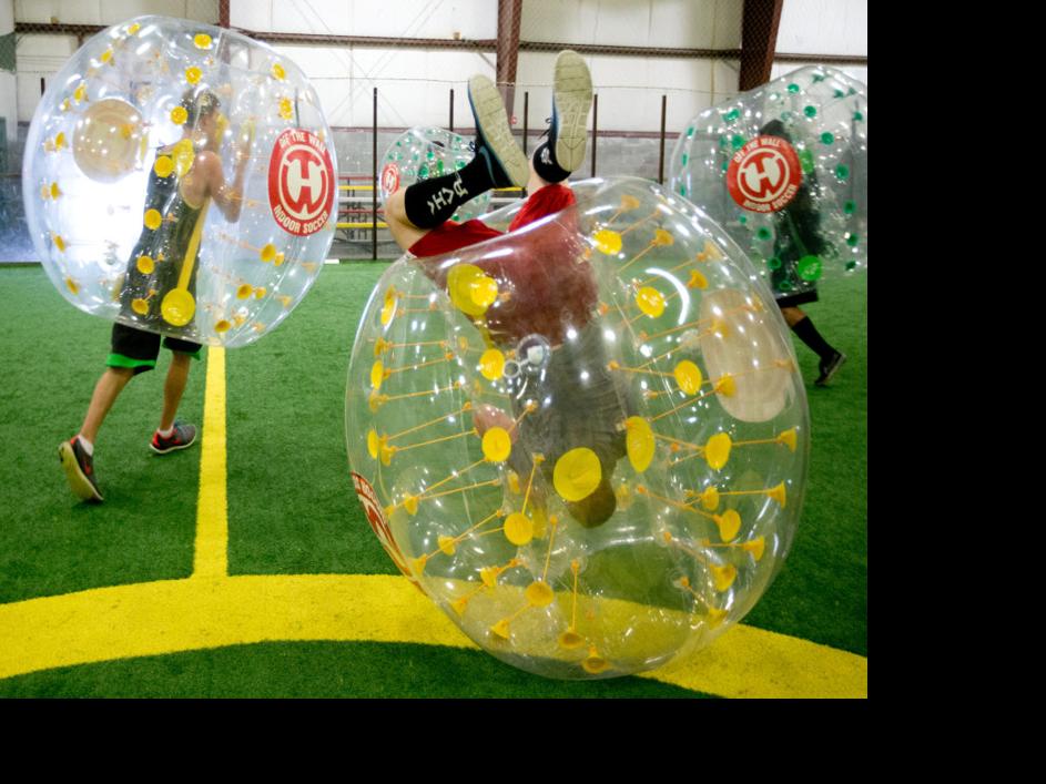 Bubble soccer — ‘like bumper cars but with people’ — now in Omaha