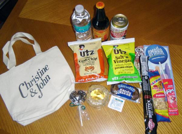 wedding welcome bag contents