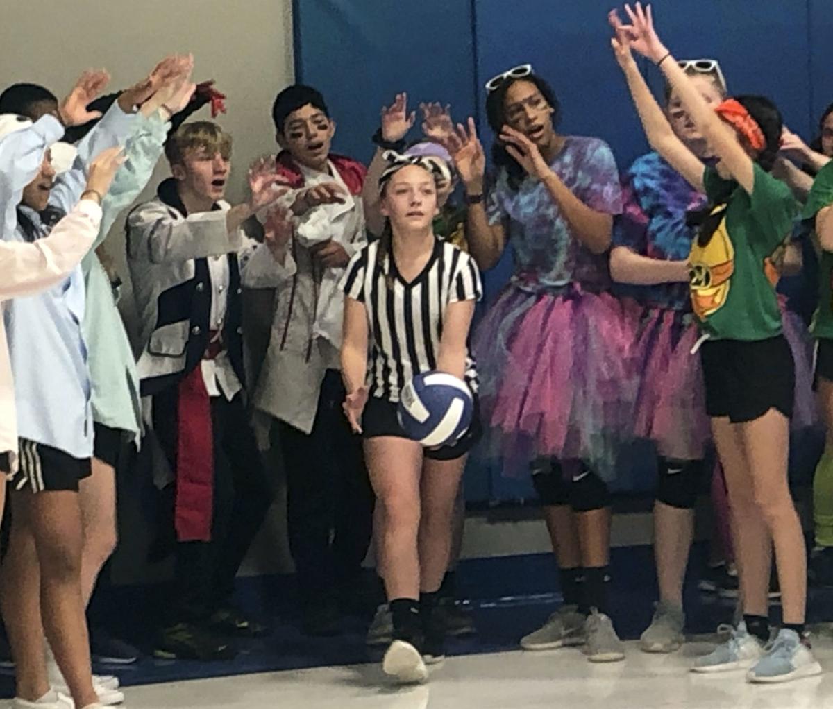 Eighth graders battle teachers
