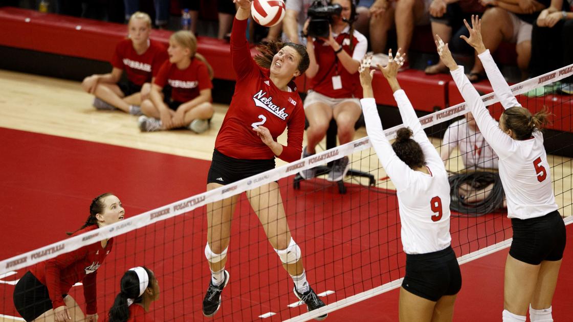 Nebraska Red/White volleyball game Gallery