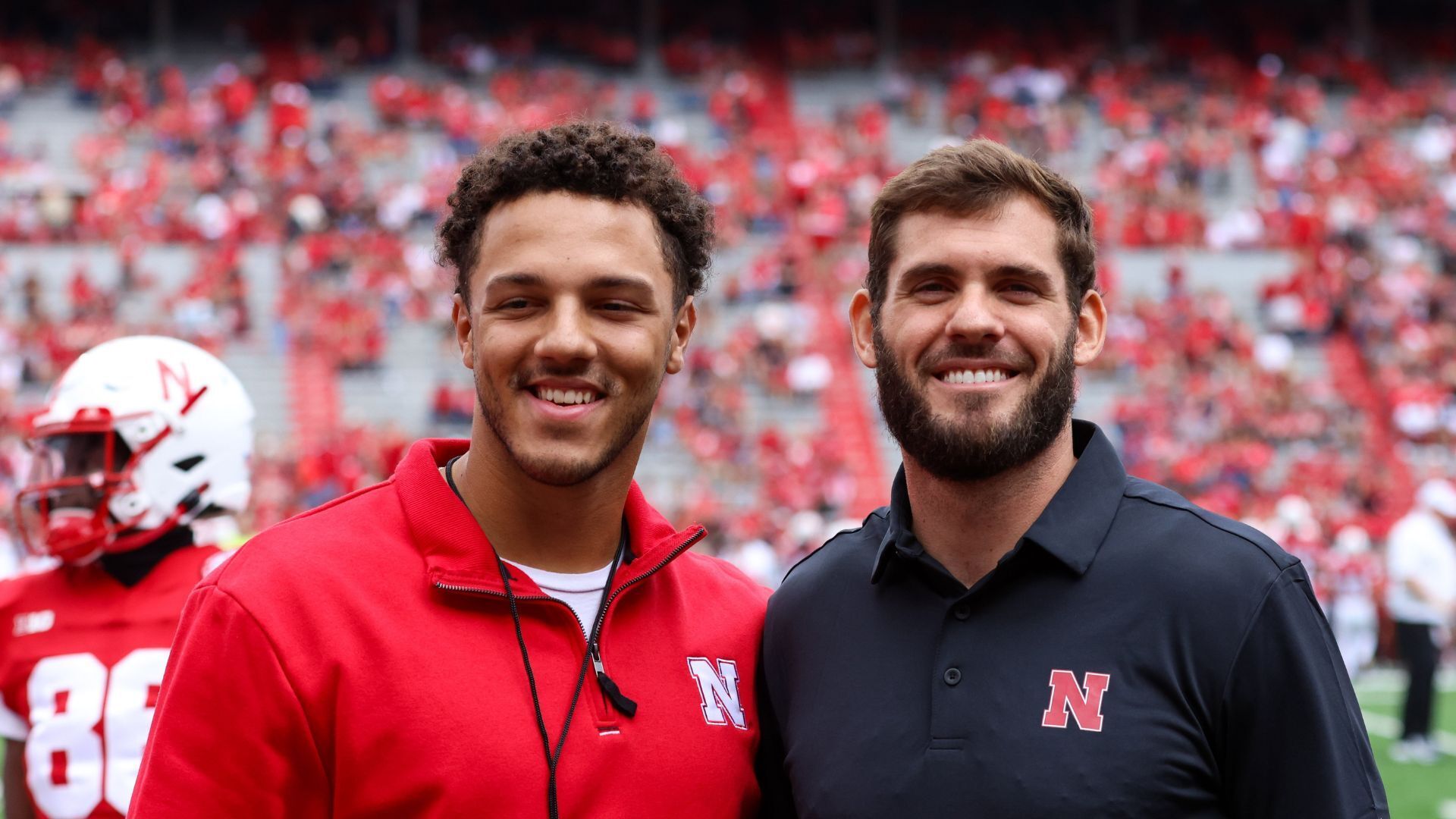 Adrian and Taylor Martinez seen together at Nebraska game