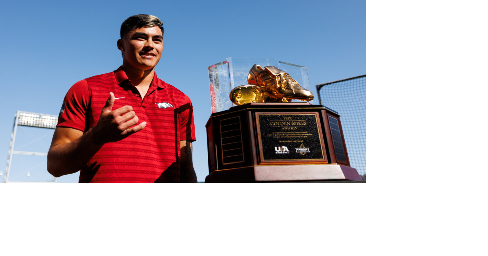 CWS notes: Arkansas' Wehiwa Aloy wins the 2025 Golden Spikes Award