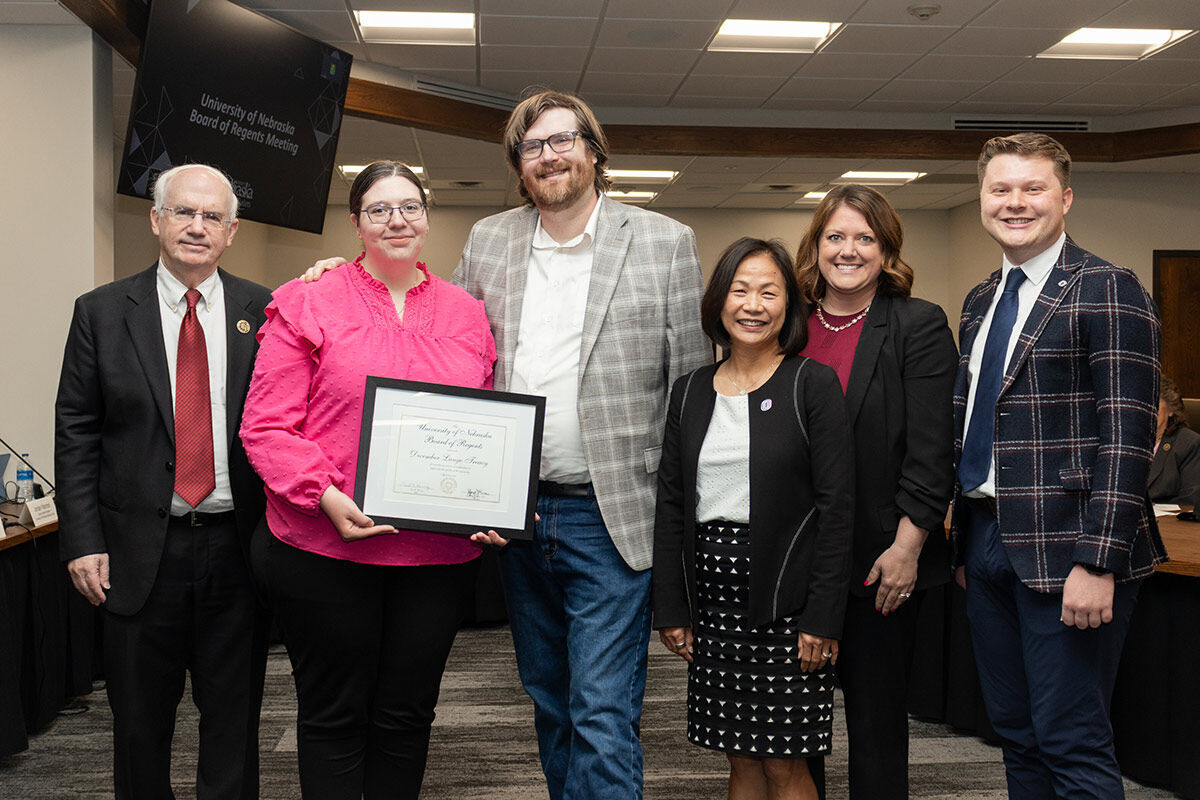 December Lange Treacy Earns Board of Regents KUDOS Award