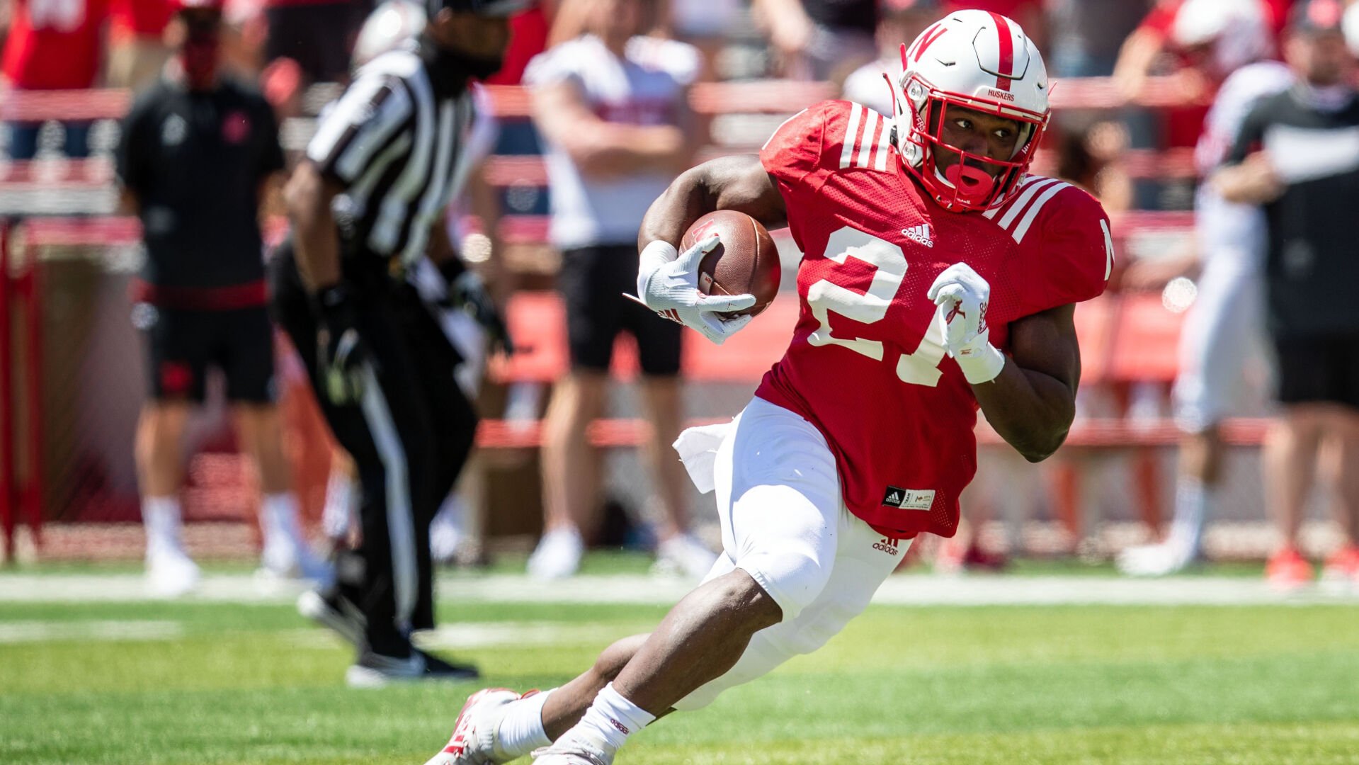 Husker Running Backs Seize Opportunity To Impress At Nebraska Spring Game