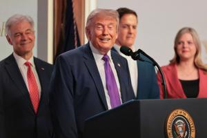 U.S. President Trump attends a healthcare affordability event at the White House in Washington, DC