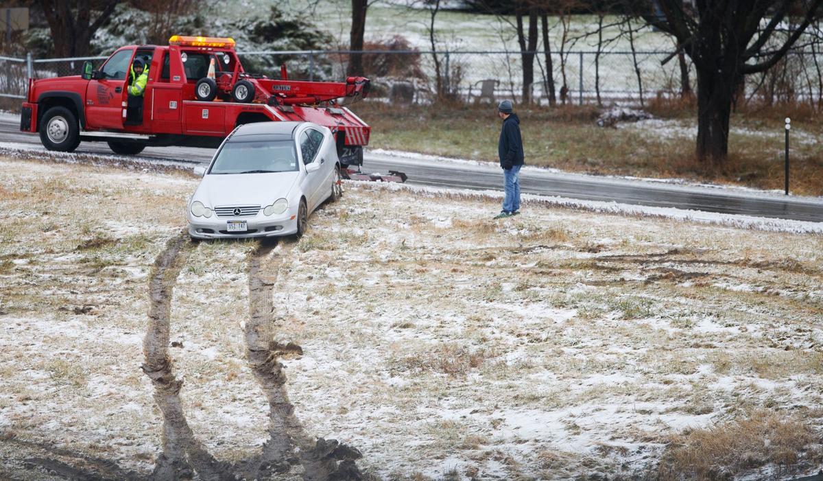 Snow falls across much of Nebraska with about 12 inches expected in