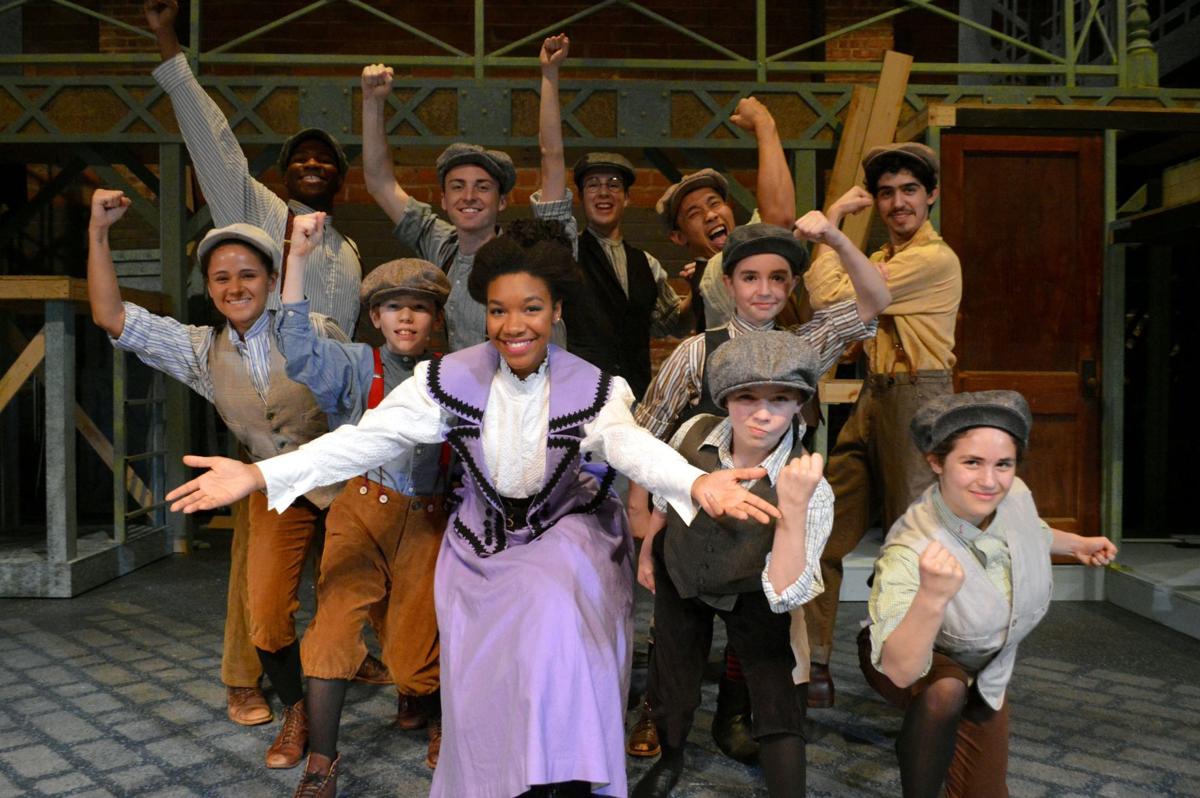 Review Elaborate Set Stage Projections Elevate Newsies At The Rose Theater Arts Movies Tv Omaha Com