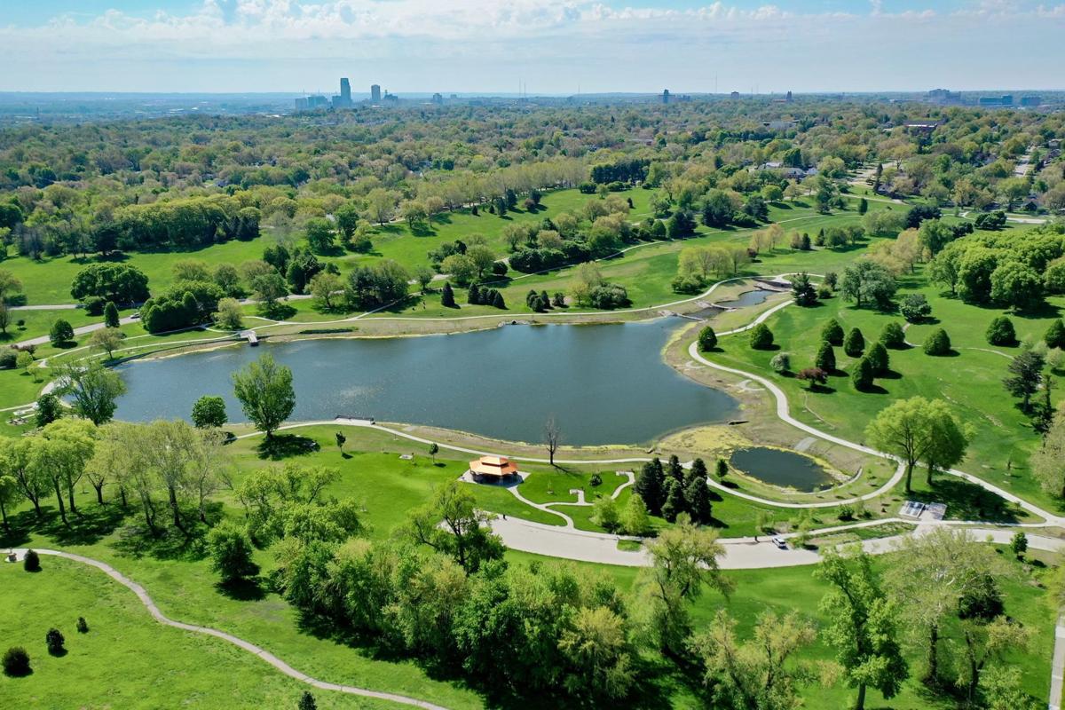 City officials help celebrate completion of Fontenelle Park lagoon's