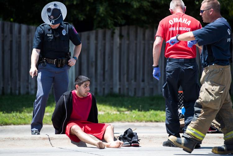 3 injured, 1 arrested after man leads trooper on pursuit in west Omaha