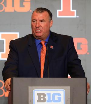 Big Ten media days: Illinois’ Bret Bielema says SEC wants to live in 2005; Tony Petitti talks CFP expansion