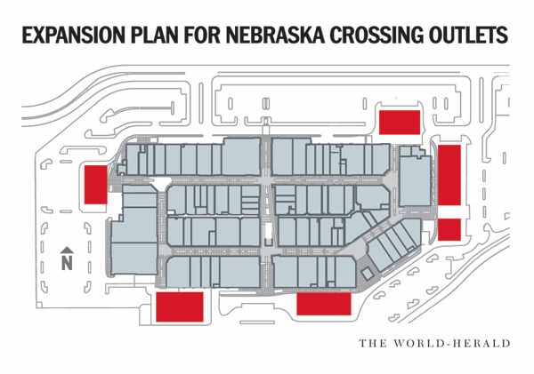 Nebraska Crossing&#39;s new expansion plan: adding 2 large &#39;fashion anchors,&#39; growing by 23% | Money ...