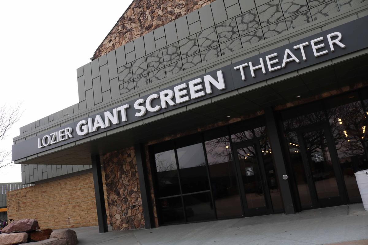 The zoo's new giant screen theater is complete after a 1.2 million