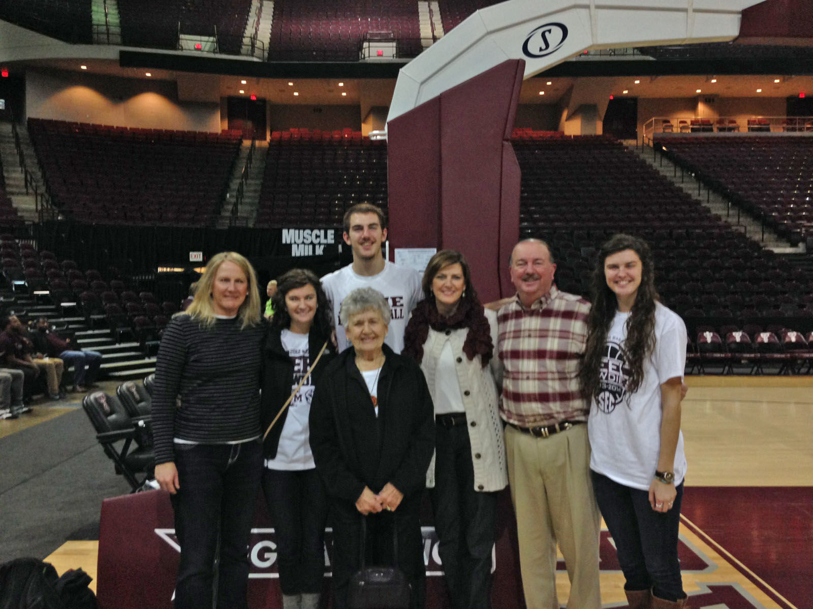 Texas A M guard Alex Caruso has a personal cheering section in