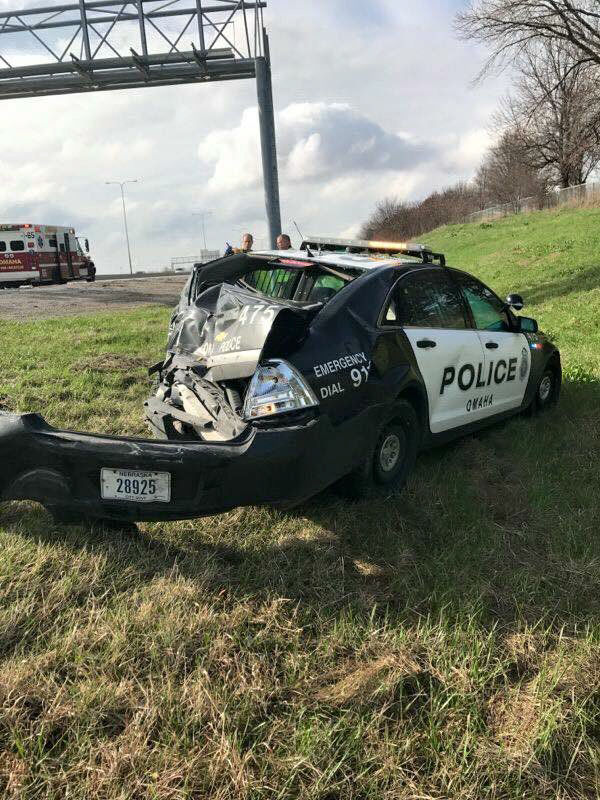 Omaha Police Officer Injured In I-80 Crash Released From Hospital