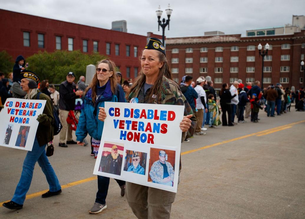 Patriotic parade, concert brings thousands to Omaha's Old Market