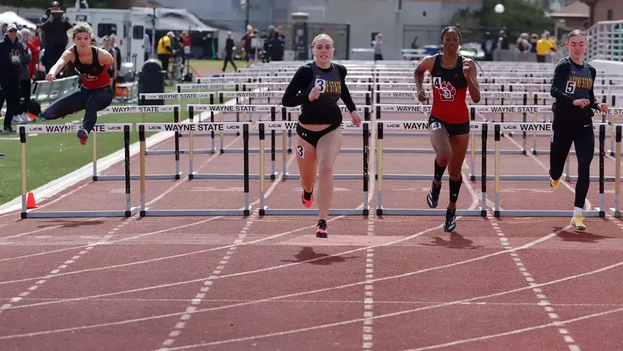Three event wins, one NCAA provisional mark, for WSC women at Wildcat Outdoor Classic
