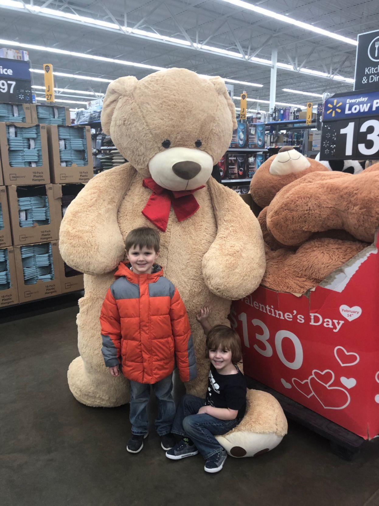 walmart giant teddy bear valentines day