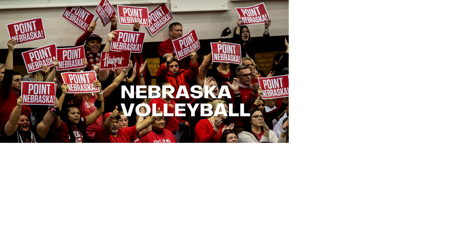 Nr. 1 Nebraska Volleyball besiegt Minnesota im Finale der regulären Saison
