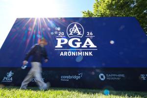 The 2026 PGA Championship is being held at Aronimink Golf Club in Newtown Square, Pennsylvania.