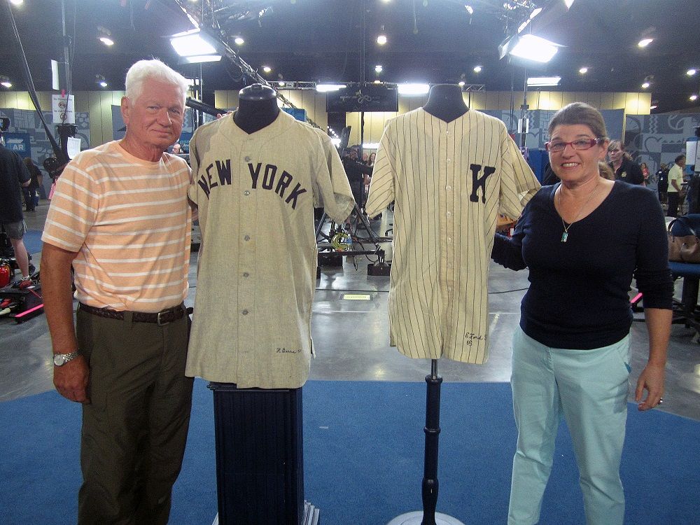 1955 Whitey Ford & Yogi Berra Jerseys, Antiques Roadshow