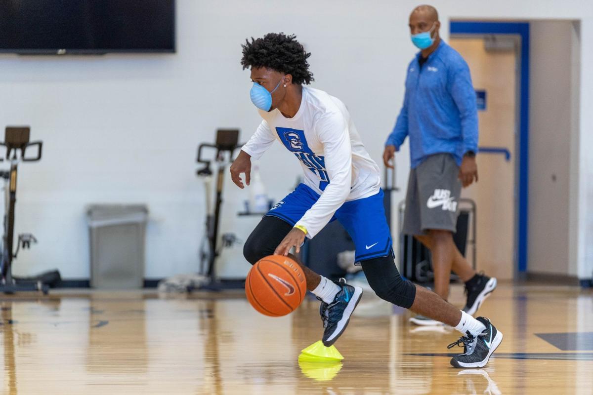 For Creighton basketball, there's no masking the issues of practicing in a pandemic