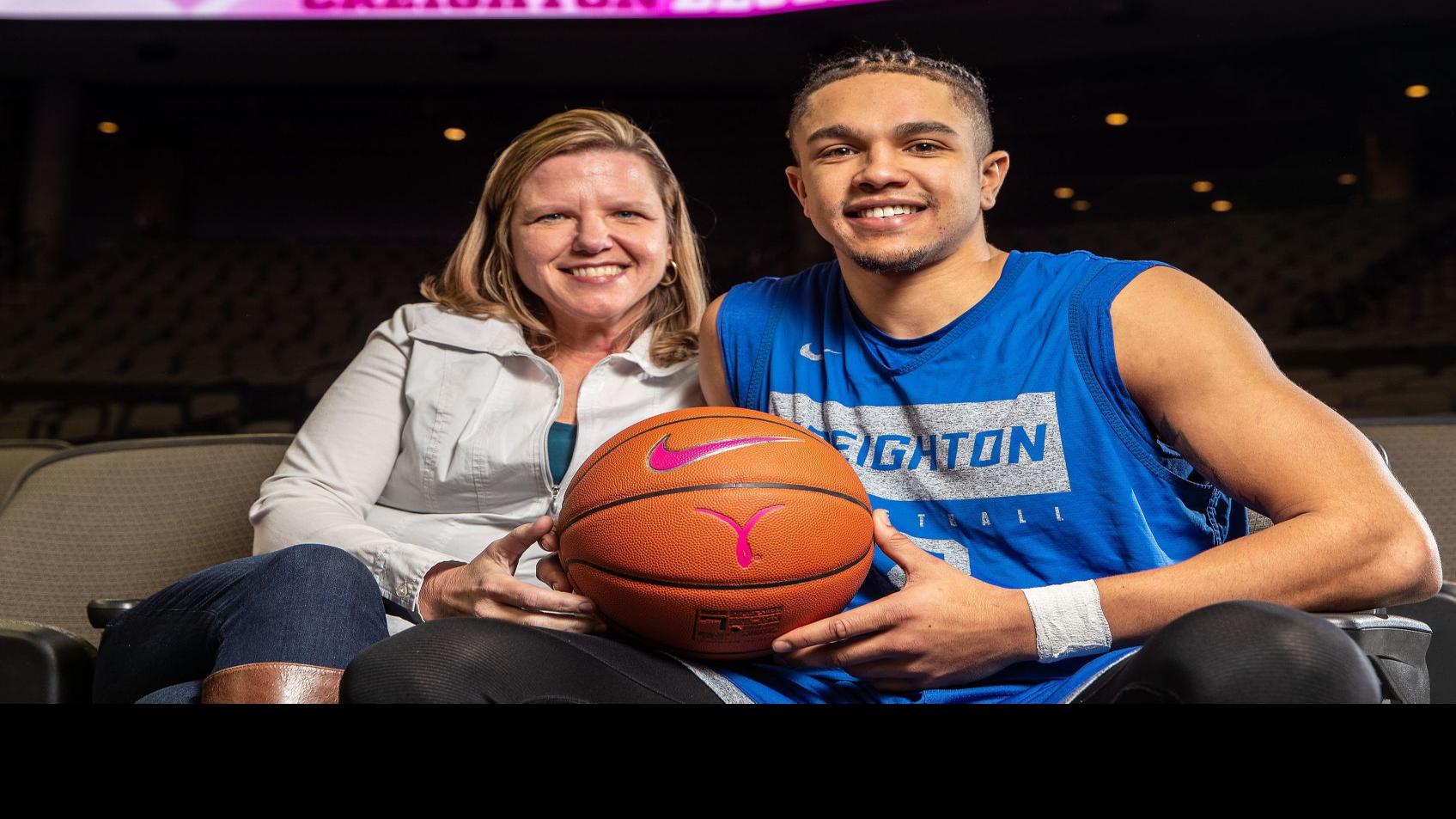 Creighton Bluejay And His Mom Celebrate Win Over Cancer At Pink