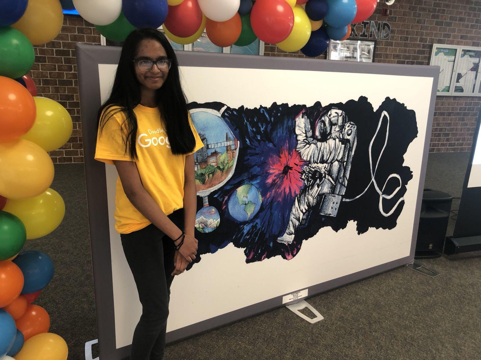 Millard Student S Space City Art In The Running For Spot On Google Homepage Education Omaha Com