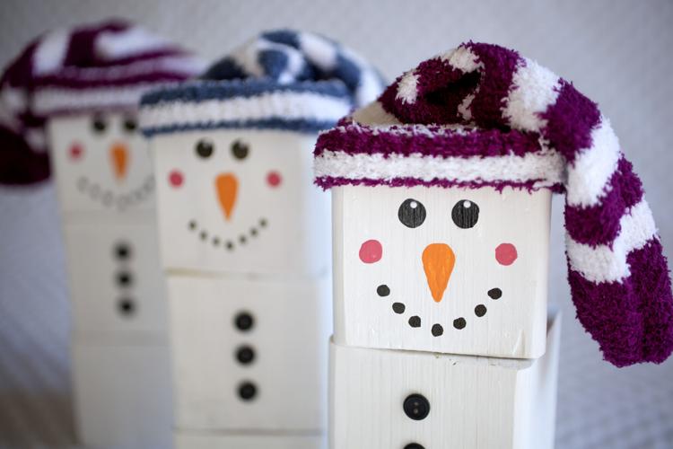 4 Fun Wood Block Christmas Crafts for Kids - The Chirping Moms