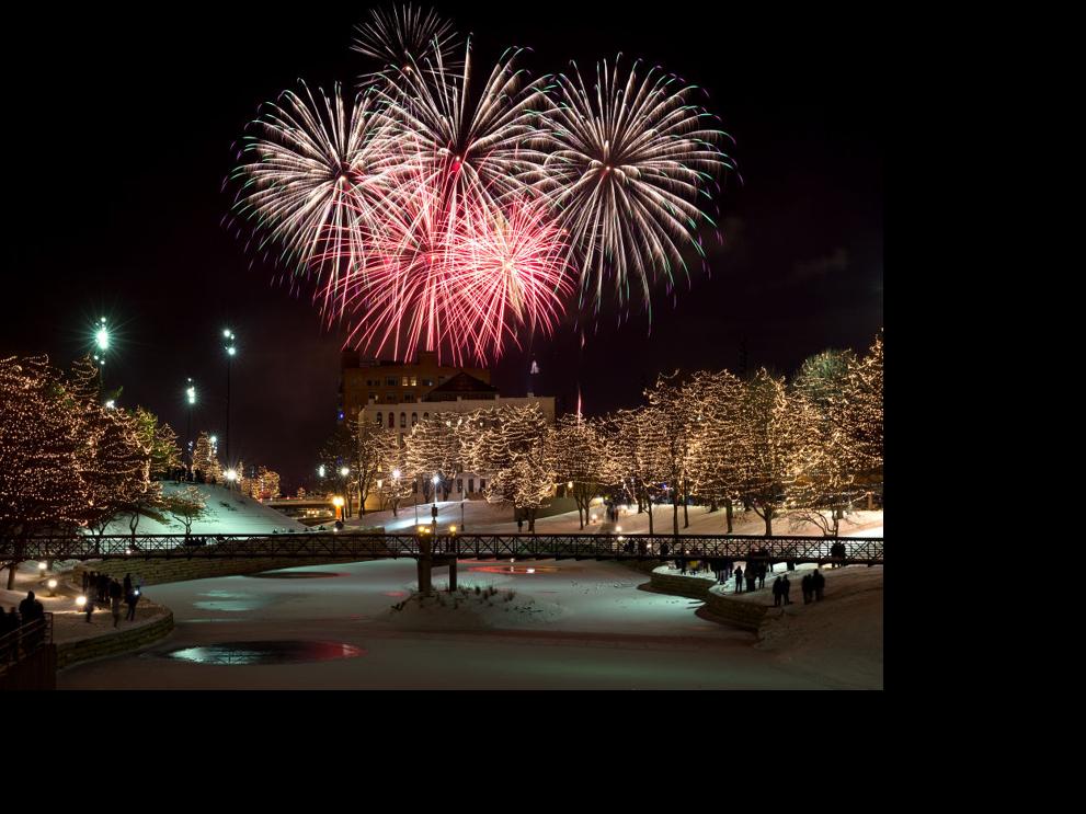 For many, New Year's fireworks show in downtown Omaha is a bright