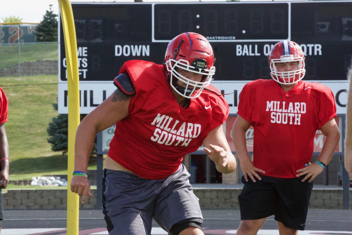 Photos Millard South Football Practice Nebhsrecruiting Omaha Com