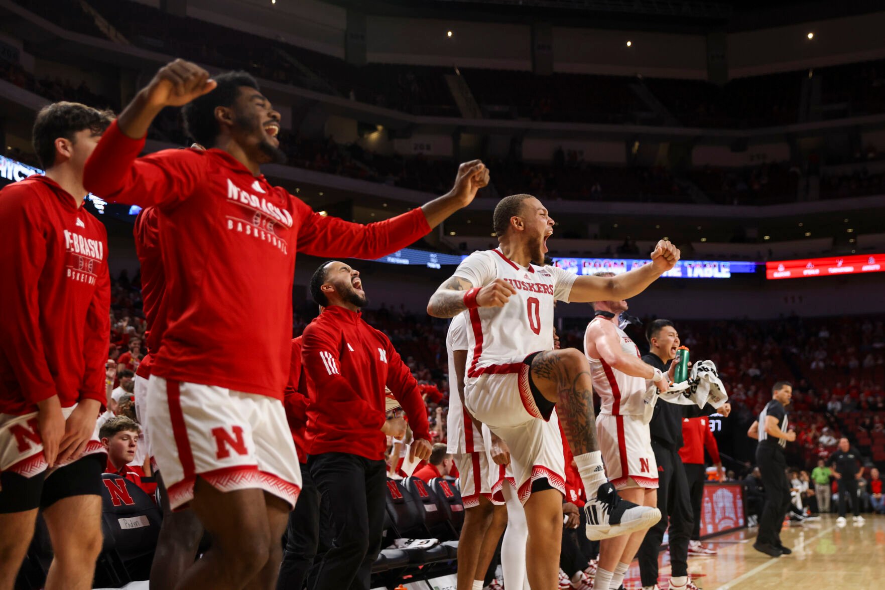 Photos: Nebraska Men's Basketball Hosts Lindenwood In 2023-24 Home Opener