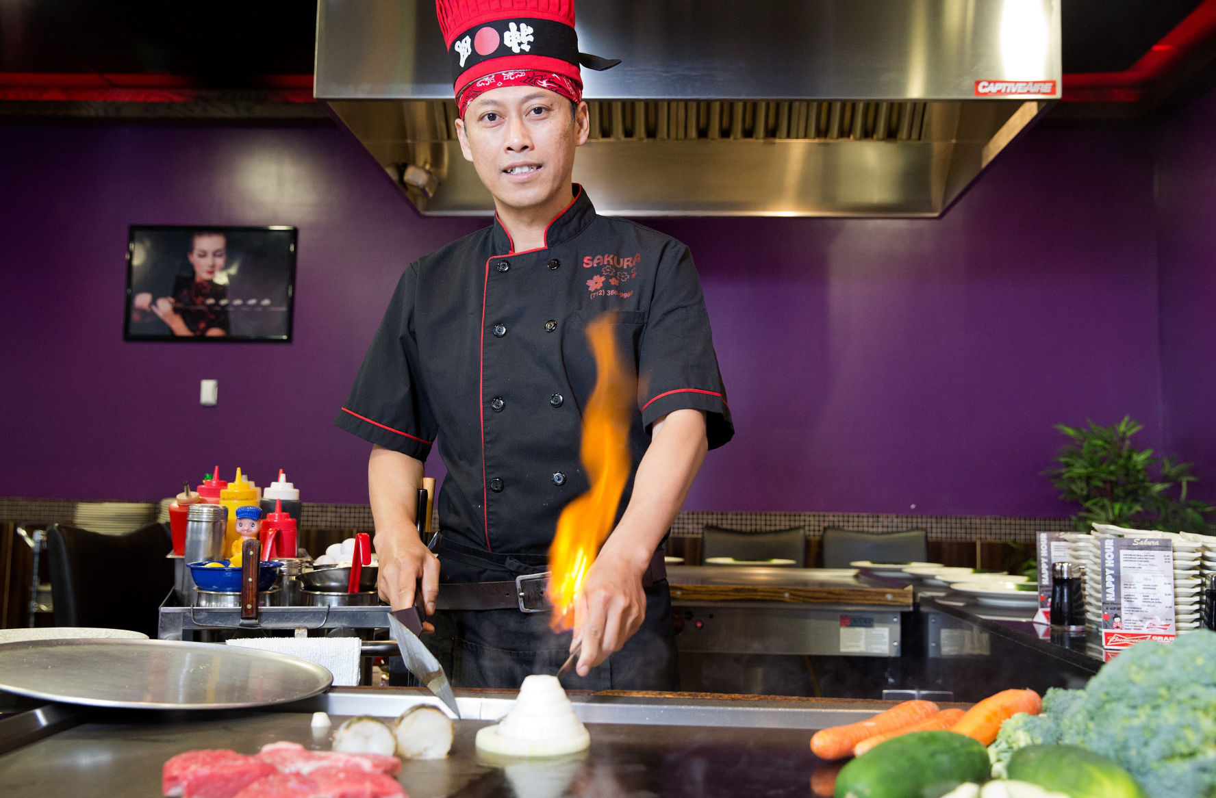 Sakura hibachi outlet grill