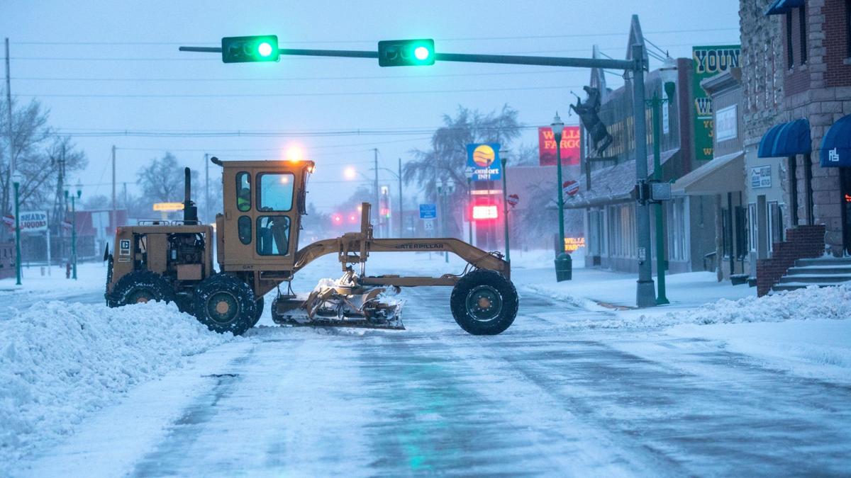 Blizzard shuts down Interstates in western Nebraska; hail, strong winds