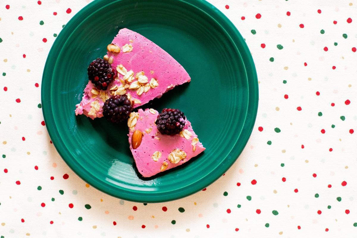 Blackberry Yogurt Bark Is A Delicious Nutritious Snack The Entire