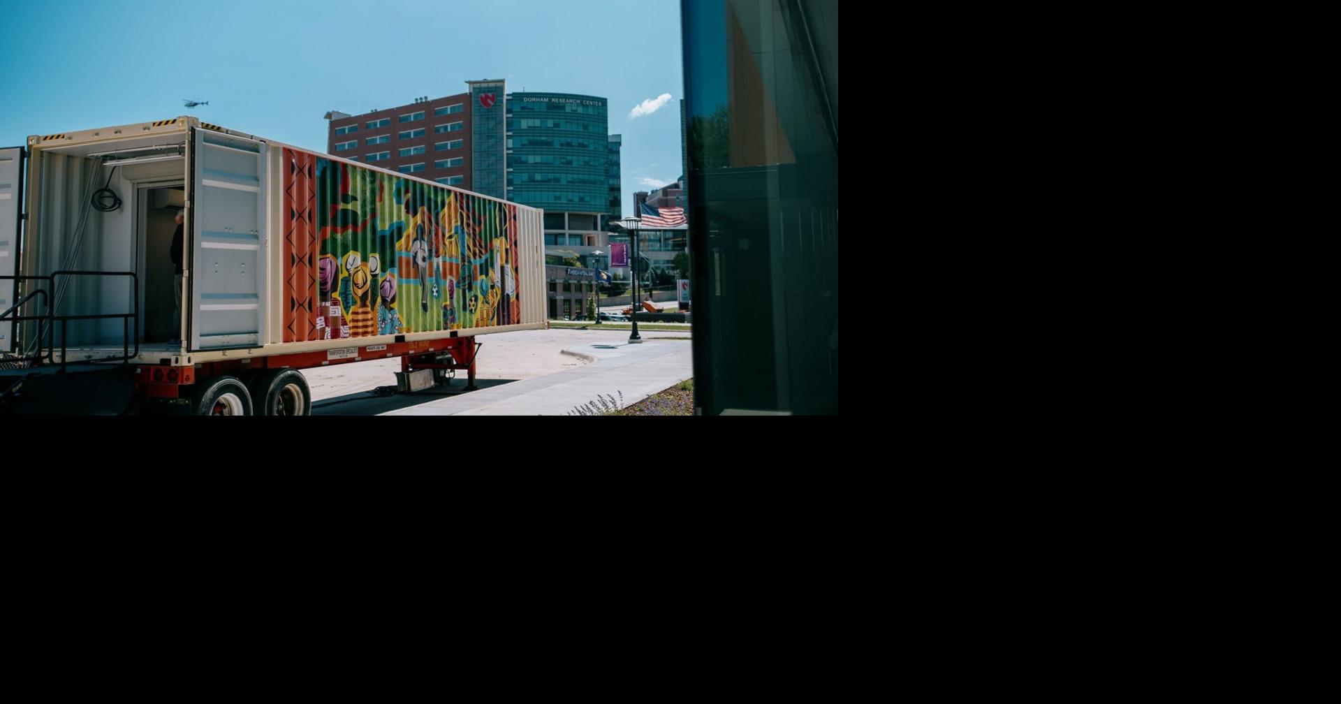 Shipping container outfitted in Omaha will deliver state-of-the-art ...