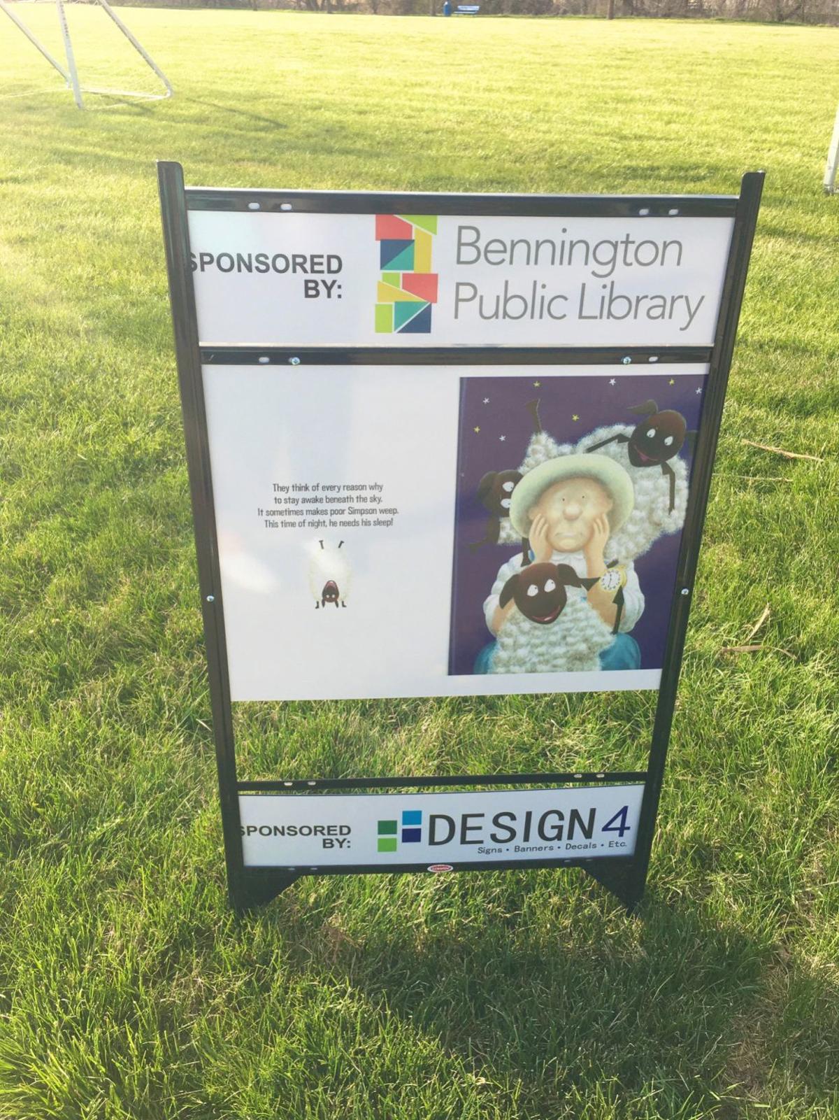 Bennington Public Library creates outdoor 'story walk' for families