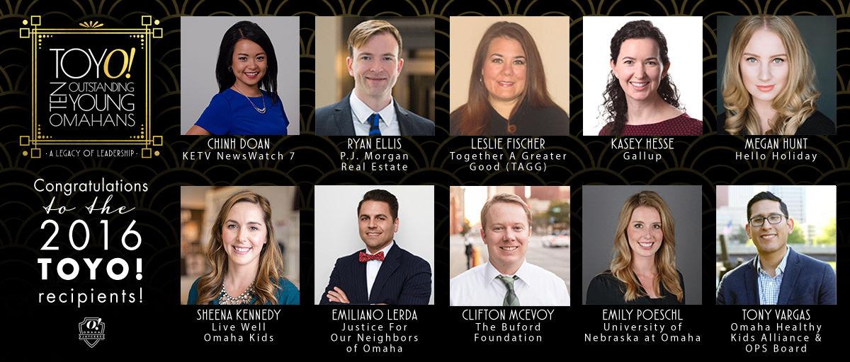 10 will be honored by Jaycees as Outstanding Young Omahans