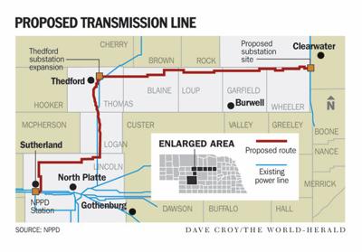 Nppd Map Like Keystone XL pipeline before it, proposed NPPD power line faces ...