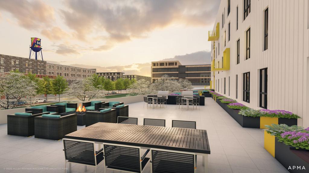 30 Million Apartment Complex Will Join Millwork Commons District In North Downtown Omaha Money Omaha Com Millwork commons — the emerging north downtown omaha district targeting tech companies and entrepreneurs — is about to welcome its first a drab omaha corner just got brighter thanks to a mural project that involved several local artists, three metal shipping containers and a lot of paint. district in north downtown omaha