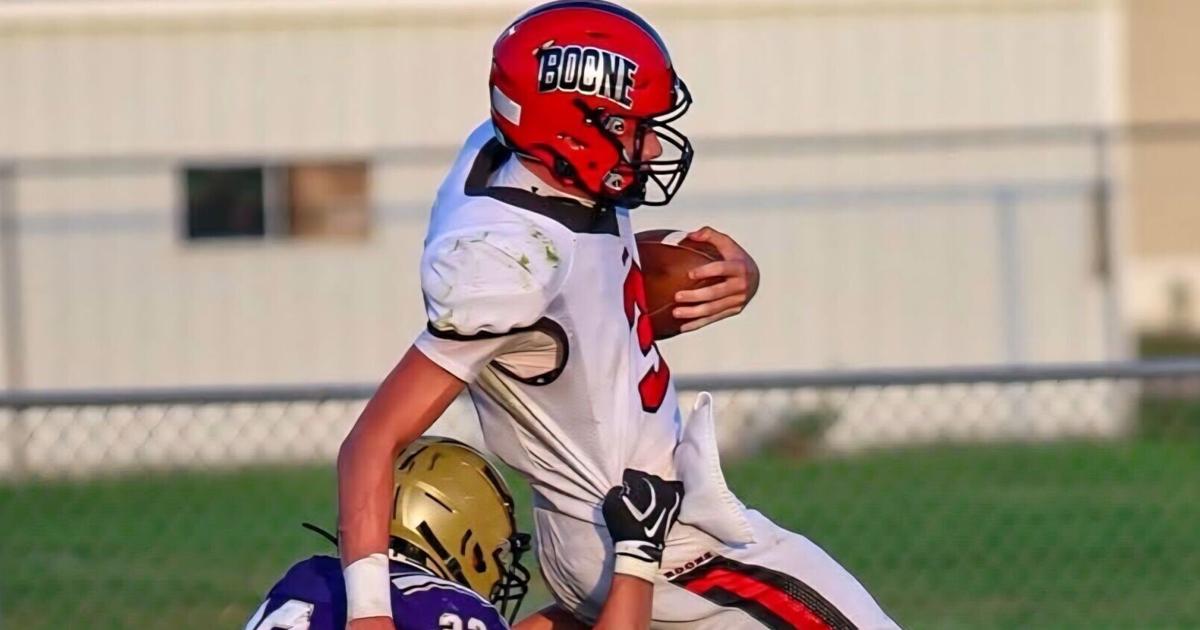 Für Kade Hudson ist die ungeschlagene Saison von Boone Central eine ...