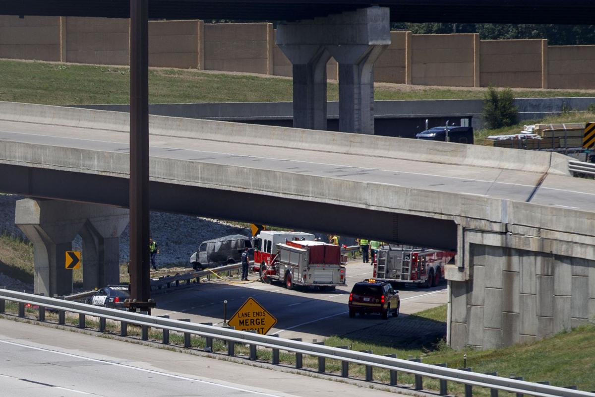 Fiery crash on Interstate in Omaha leaves one person dead, two injured