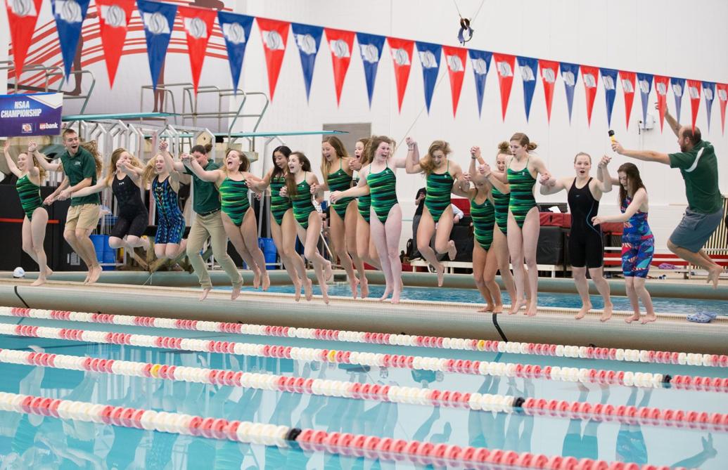 State swimming Lincoln Southwest girls win fourth straight title