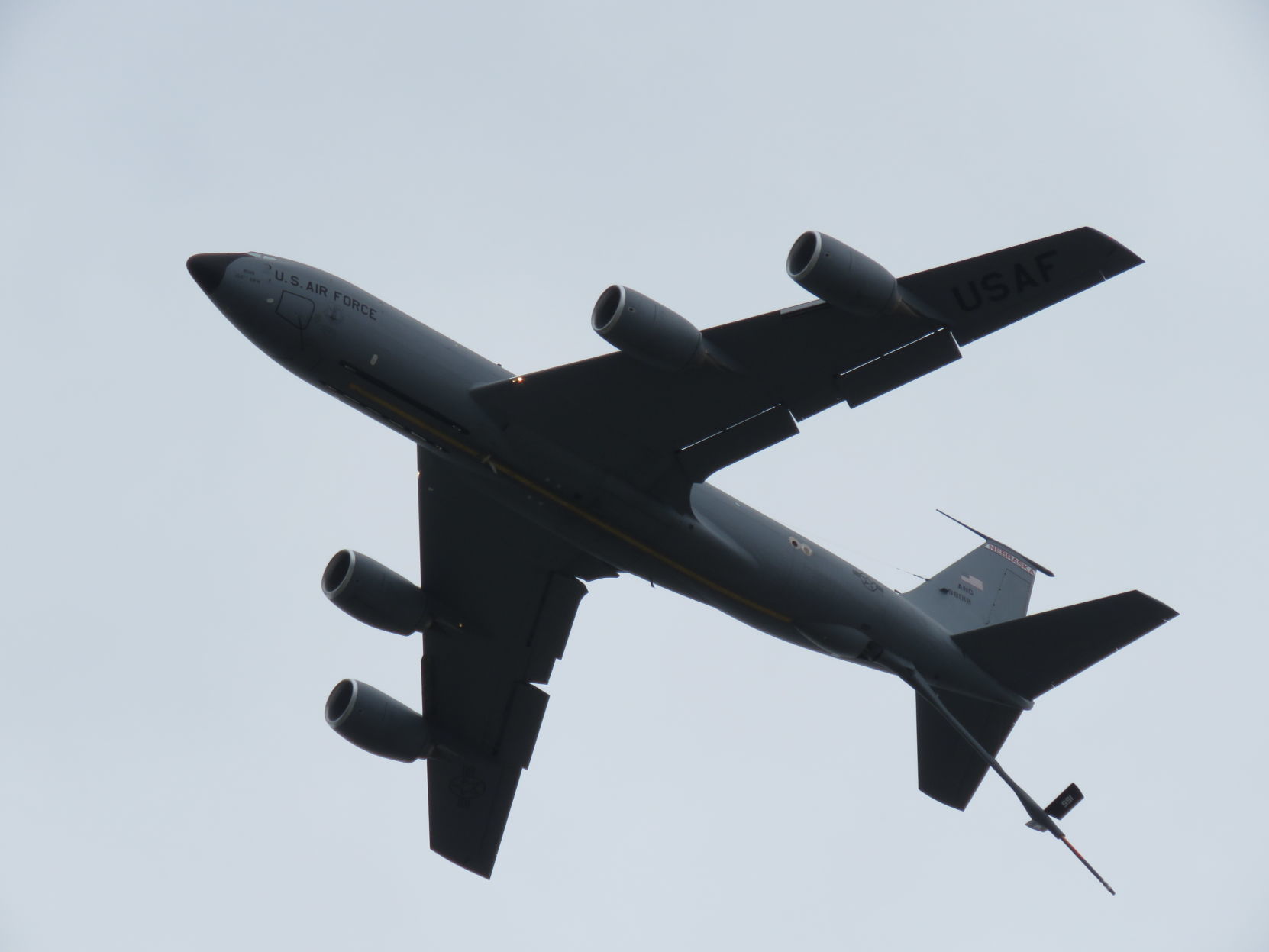 Nebraska Air Guard jet flies over the state in tribute to medical